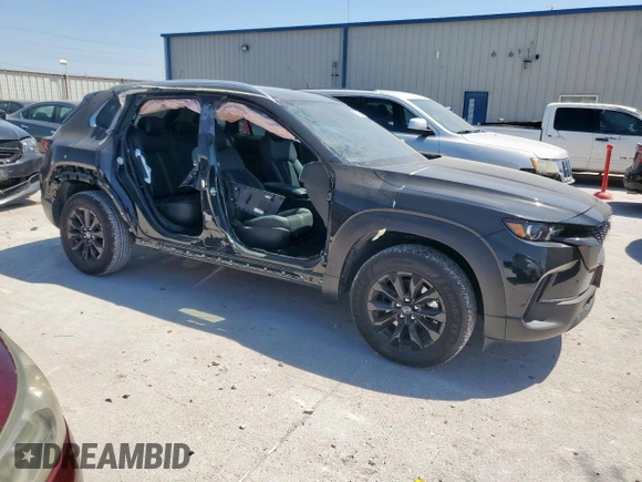 2024 Mazda CX-50 S Select with VIN 7MMVABAM2RN228582, listed as a Copart auction lot 53118945 with 2,192 mi miles and Salvage title. Bid and sale history available at DreamBid. Image 4.
