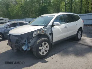 2011 Chevrolet Traverse 1LT z VIN 1GNKRGED1BJ238673, wystawiony jako Copart lot #55259395 z przebiegiem 105 761 mil mil oraz Szkoda całkowita • Salvage title. Historia ofert i sprzedaży dostępna na DreamBid. Obrazek 1.