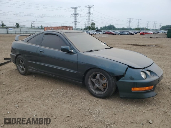 1998 Acura Integra LS with VIN JH4DC4451WS015284, listed as a Copart auction lot 60865275 with 162,712 mi miles and Salvage title. Bid and sale history available at DreamBid. Image 4.