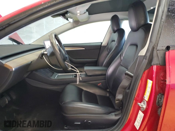 2022 Tesla Model 3 with VIN 5YJ3E1EA4NF288457, listed as a Copart auction lot 54330835 with 123,553 mi miles and Clean Title. Bid and sale history available at carsss.com. Image 7.