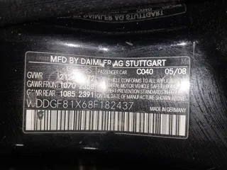 2008 Mercedes-Benz C 300 Sport with VIN WDDGF81X68F182437, listed as a IAAI auction lot 42222322 with 66,989 mi miles and . Bid and sale history available at DreamBid. Image 17.