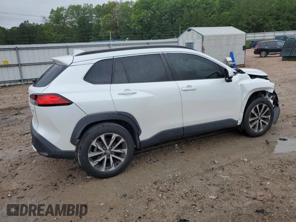 2022 Toyota Corolla Cross XLE с VIN 7MUDAAAG0NV006925, выставлен на аукционе Copart как лот 57719495 с пробегом 38 973 миль миль и Списание • Salvage title. История ставок и продаж доступна на DreamBid. Изображение 3.