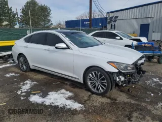 2015 Hyundai Genesis 3.8L with VIN KMHGN4JE8FU097477, listed as a Copart auction lot 51654155 with 74,358 mi miles and Salvage Title. Bid and sale history available at carsss.com. Image 4.
