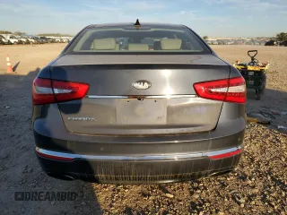2014 Kia Cadenza Premium with VIN KNALN4D76E5162994, listed as a Copart auction lot 82047484 with 0 mi miles and Salvage Title. Bid and sale history available at carsss.com. Image 6.