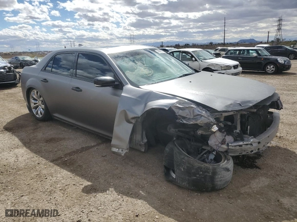 2017 Chrysler 300 with VIN 2C3CCAEG1HH645915, listed as a Copart auction lot 48485575 with 129,523 mi miles and Salvage Title. Bid and sale history available at carsss.com. Image 4.