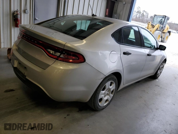 2013 Dodge Dart SE with VIN 1C3CDFAA3DD324817, listed as a Copart auction lot 41769705 with 132,000 mi miles and Salvage Title. Bid and sale history available at carsss.com. Image 3.