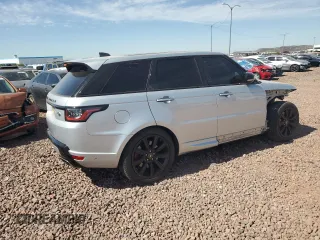 2021 Land Rover Range Rover Sport HST with VIN SALWS2RU1MA783957, listed as a Copart auction lot 54576875 with 25,145 mi miles and Salvage title. Bid and sale history available at DreamBid. Image 3.