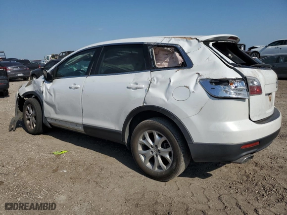 2012 Mazda CX-9 Touring with VIN JM3TB2CA7C0334366, listed as a Copart auction lot 53081015 with 0 mi miles and Salvage Title. Bid and sale history available at carsss.com. Image 2.