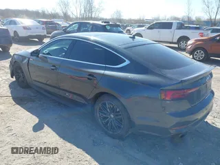 2018 Audi A5 Sportback Premium Plus with VIN WAUENCF53JA132769, listed as a IAAI auction lot 42037673 with 128,040 mi miles. Bid and sale history available at carsss.com. Image 3.