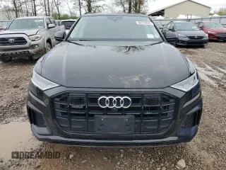 2019 Audi Q8 Prestige z VIN WA1FVAF1XKD033658, wystawiony jako Copart lot #56210205 z przebiegiem 43 587 mil mil oraz Szkody całkowita. Historia ofert i sprzedaży dostępna na DreamBid. Obrazek 5.