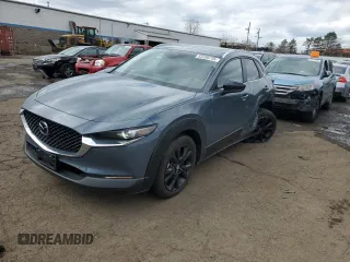 2023 Mazda CX-30 S Carbon Edition z VIN 3MVDMBCM7PM569904, wystawiony jako Copart lot #52280755 z przebiegiem 18 963 mil mil oraz Szkoda całkowita • Salvage title. Historia ofert i sprzedaży dostępna na DreamBid. Obrazek 1.
