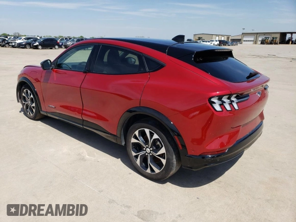 2021 Ford Mustang Mach-E Premium with VIN 3FMTK3SU5MMA03399, listed as a Copart auction lot 45733184 with Not provided miles and Salvage title. Bid and sale history available at DreamBid. Image 2.