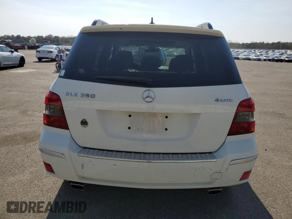 2010 Mercedes-Benz GLK 350 with VIN WDCGG8HB4AF490370, listed as a Copart auction lot 54248285 with 142,374 mi miles and Salvage Title. Bid and sale history available at DreamBid. Image 6.