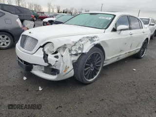 2006 Bentley Flying Spur with VIN SCBBR53W36C037890, listed as a Copart auction lot 43753215 with 61,363 mi miles and Salvage Title. Bid and sale history available at DreamBid. Image 1.
