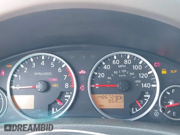 2005 Nissan Pathfinder LE with VIN 5N1AR18W55C753033, listed as a IAAI auction lot 42631480 with 148,672 mi miles and . Bid and sale history available at DreamBid. Image 7.