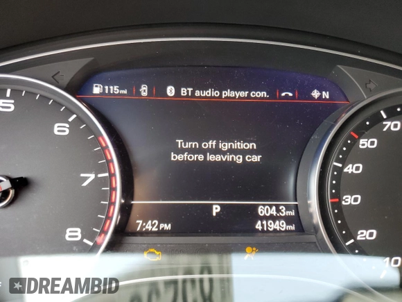 2017 Audi A7 Premium Plus z VIN WAUW2AFC3HN095337, wystawiony jako Copart lot #85299184 z przebiegiem 41 949 mil mil oraz Szkoda całkowita • Salvage title. Historia ofert i sprzedaży dostępna na DreamBid. Obrazek 9.