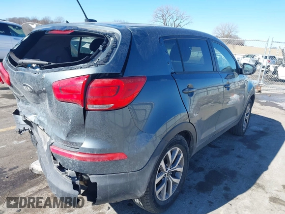 2014 Kia Sportage LX with VIN KNDPB3ACXE7549108, listed as a IAAI auction lot 41691441 with 145,315 mi miles and . Bid and sale history available at carsss.com. Image 4.