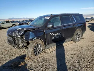 2023 Chevrolet Tahoe LS with VIN 1GNSKMKD0PR159995, listed as a Copart auction lot 81362464 with 0 mi miles and Salvage Title. Bid and sale history available at carsss.com. Image 1.