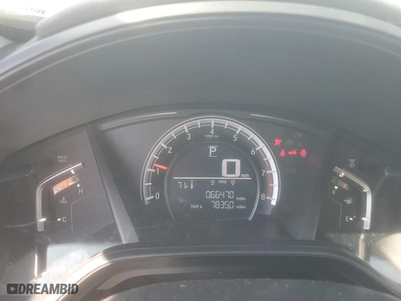 2018 Honda CR-V LX with VIN 2HKRW5H31JH400574, listed as a Copart auction lot 52430875 with 66,470 mi miles and Salvage Title. Bid and sale history available at carsss.com. Image 9.