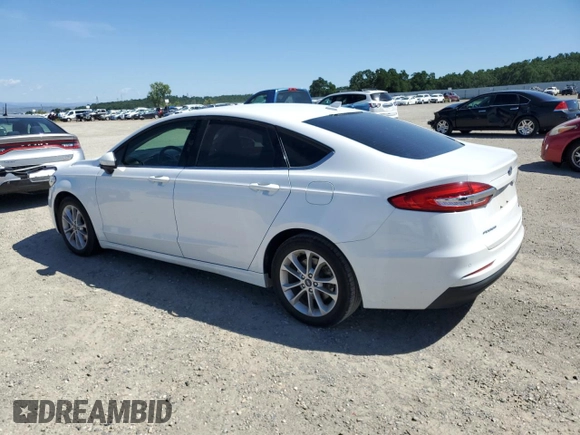 2020 Ford Fusion SE with VIN 3FA6P0LU0LR154013, listed as a Copart auction lot 54933055 with 122,197 mi miles and Salvage title. Bid and sale history available at DreamBid. Image 2.