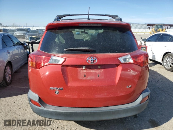 2013 Toyota RAV4 LE with VIN JTMZFREV0DD020567, listed as a Copart auction lot 48603155 with 113,016 mi miles and Salvage Title. Bid and sale history available at DreamBid. Image 6.
