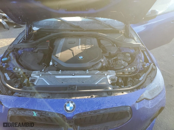 2022 BMW 2 Series M240i xDrive with VIN 3MW53CM07N8C64965, listed as a Copart auction lot 42106755 with 37,010 mi miles and Salvage Title. Bid and sale history available at carsss.com. Image 11.