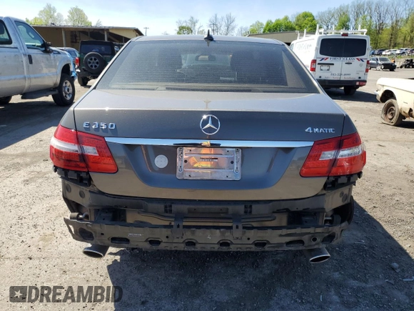 2011 Mercedes-Benz E 350 Luxury with VIN WDDHF8HB6BA485141, listed as a Copart auction lot 54916515 with 113,390 mi miles and Salvage Title. Bid and sale history available at DreamBid. Image 6.