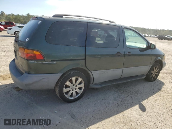 1999 Toyota Sienna LE with VIN 4T3ZF13C9XU097657, listed as a Copart auction lot 79008884 with 361,011 mi miles and Salvage Title. Bid and sale history available at carsss.com. Image 3.