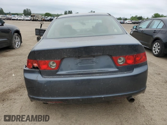 2006 Acura TSX with VIN JH4CL96856C802927, listed as a Copart auction lot 62552305 with Not provided miles and Salvage title. Bid and sale history available at DreamBid. Image 6.
