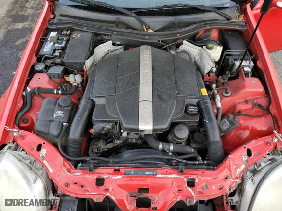 2003 Mercedes-Benz SLK-Class 3.2L with VIN WDBKK65F93F271366, listed as a Copart auction lot 81280154 with 186,333 mi miles and Salvage Title. Bid and sale history available at carsss.com. Image 11.