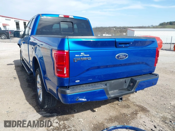 2015 Ford F-150 XLT with VIN 1FTFX1EG8FFA71891, listed as a IAAI auction lot 41818462 with 97,757 mi miles. Bid and sale history available at carsss.com. Image 3.