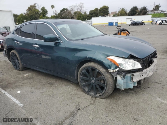 2012 Infiniti M37 with VIN JN1BY1AP1CM335156, listed as a Copart auction lot 45596745 with 204,092 mi miles and Salvage Title. Bid and sale history available at carsss.com. Image 4.
