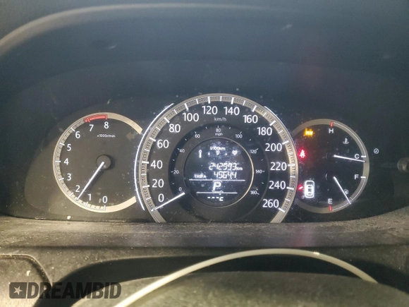 2013 Honda Accord EX-L with VIN 1HGCR2F85DA805943, listed as a Copart auction lot 55404975 with 242,593 mi miles and Clean Title. Bid and sale history available at DreamBid. Image 9.