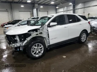 2022 Chevrolet Equinox LT with VIN 3GNAXUEV9NS101119, listed as a Copart auction lot 59117005 with 20,732 mi miles and Salvage title. Bid and sale history available at DreamBid. Image 1.