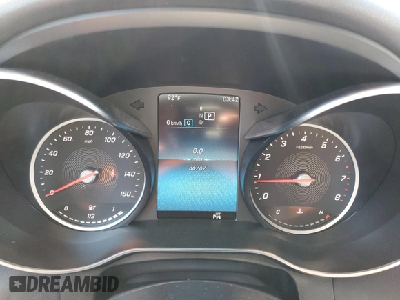 2021 Mercedes-Benz GLC 300 with VIN W1N0G8EB6MF914303, listed as a Copart auction lot 57178855 with 36,767 mi miles and Salvage title. Bid and sale history available at DreamBid. Image 9.