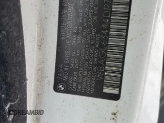 2004 BMW 7 Series 745i with VIN WBAGL63444DP70074, listed as a Copart auction lot 45068004 with Not Provided miles and Salvage Title. Bid and sale history available at DreamBid. Image 13.