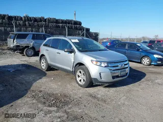 2013 Ford Edge SE with VIN 2FMDK4GC6DBB81141, listed as a IAAI auction lot 41698450 with 93,480 mi miles. Bid and sale history available at carsss.com. Image 1.