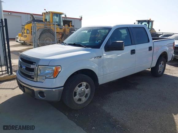 2013 Ford F-150 XL with VIN 1FTFW1CF2DKF73989, listed as a IAAI auction lot 41795990 with 142,387 mi miles. Bid and sale history available at carsss.com. Image 2.