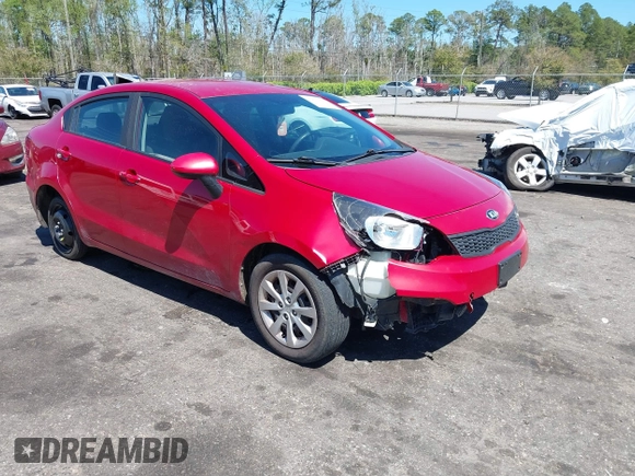 2017 Kia Rio LX with VIN KNADM4A39H6061634, listed as a IAAI auction lot 41839494 with 173,125 mi miles. Bid and sale history available at carsss.com. Image 1.