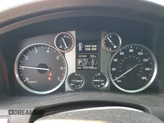 2015 Lexus LX 570 with VIN JTJHY7AX9F4166130, listed as a Copart auction lot 43653595 with 105,108 mi miles and Salvage Title. Bid and sale history available at DreamBid. Image 9.