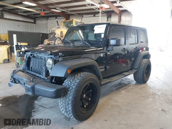 2012 Jeep Wrangler Unlimited Sport with VIN 1C4BJWDG8CL246829, listed as a IAAI auction lot 41816197 with 198,502 mi miles. Bid and sale history available at carsss.com. Image 20.
