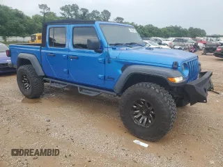 2020 Jeep Gladiator Sport S с VIN 1C6JJTAGXLL171914, выставлен на аукционе Copart как лот 55228435 с пробегом 81 848 миль миль и Списание • Salvage title. История ставок и продаж доступна на DreamBid. Изображение 4.