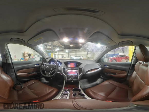 2015 Acura TLX V6 Tech with VIN 19UUB3F5XFA003332, listed as a Copart auction lot 47840065 with 50,201 mi miles and Salvage Title. Bid and sale history available at carsss.com. Image 14.