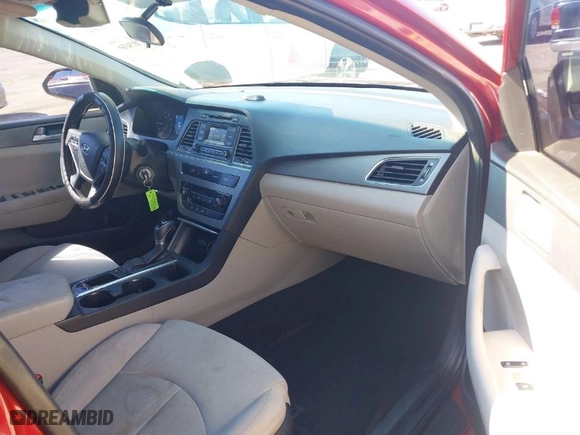 2017 Hyundai Sonata SE with VIN 5NPE24AF2HH570946, listed as a IAAI auction lot 41676560 with 180,465 mi miles. Bid and sale history available at carsss.com. Image 5.