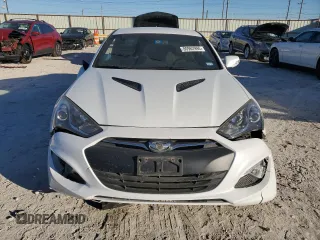 2015 Hyundai Genesis Coupe 3.8L Base with VIN KMHHT6KJXFU129332, listed as a Copart auction lot 80962994 with Not provided miles and Salvage title. Bid and sale history available at DreamBid. Image 5.