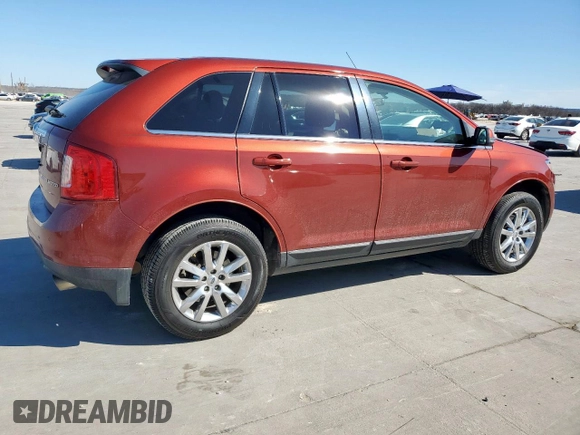 2014 Ford Edge Limited with VIN 2FMDK3KC9EBA02755, listed as a Copart auction lot 47131415 with 121,601 mi miles and Salvage Title. Bid and sale history available at carsss.com. Image 3.