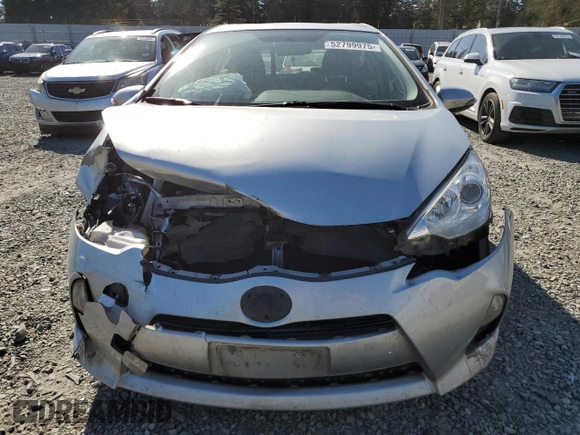 2014 Toyota Prius One with VIN JTDKDTB30E1568627, listed as a Copart auction lot 52799975 with 214,115 mi miles and Salvage Title. Bid and sale history available at DreamBid. Image 5.