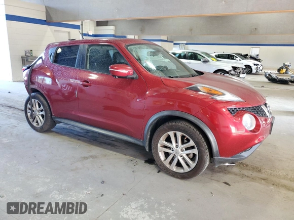 2015 Nissan Juke SL z VIN JN8AF5MR7FT500886, wystawiony jako Copart lot #80043524 z przebiegiem 82 046 mil mil oraz Szkoda całkowita • Salvage title. Historia ofert i sprzedaży dostępna na DreamBid. Obrazek 4.