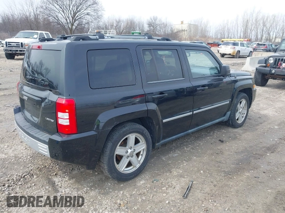 2010 Jeep Patriot Limited with VIN 1J4NF4GB7AD503841, listed as a IAAI auction lot 41992088 with 163,575 mi miles and . Bid and sale history available at carsss.com. Image 4.