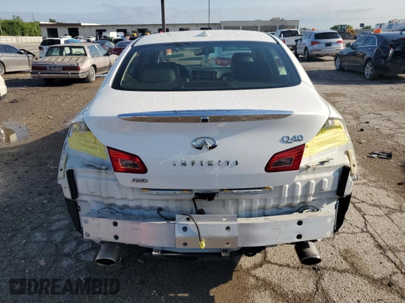 2015 Infiniti Q40 with VIN JN1CV6AR0FM521545, listed as a Copart auction lot 62832054 with 68,408 mi miles and Clean Title. Bid and sale history available at carsss.com. Image 6.